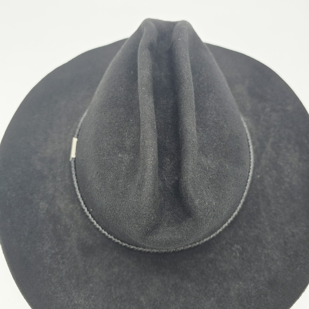 Resistol Cowboy Hat Size 7 1/2 Western XX Premium Wool Black Self Conforming - Picture 5 of 11